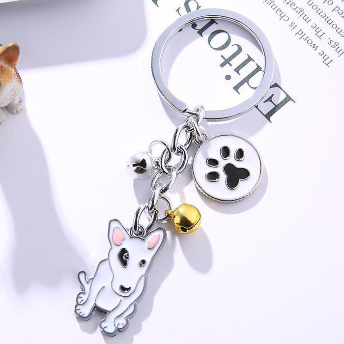 Creative Pet Dog Metal Keychain