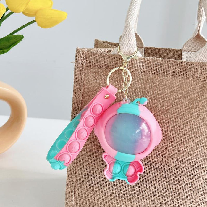Astronaut Bag Ornament Decompression Toy Silicone