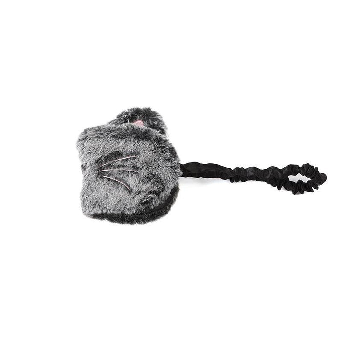 Plush Black Cat Cute Cartoon Rabbit Shade Blindfold Eye Mask