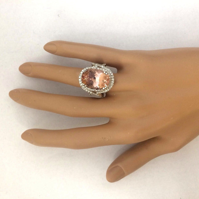 Luxury Gorgeous Women  Champagne Zircon Rings Jewelry