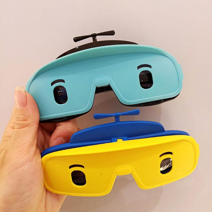 Small Plane Car Soft Silicone Children's Polarized Sunglasses