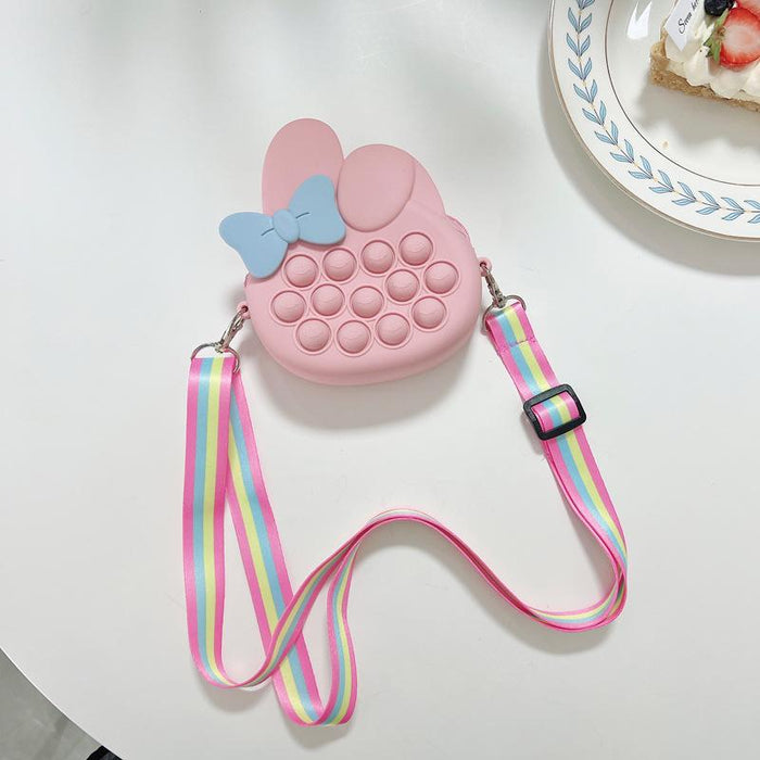 Bow powder diagonal bag toy