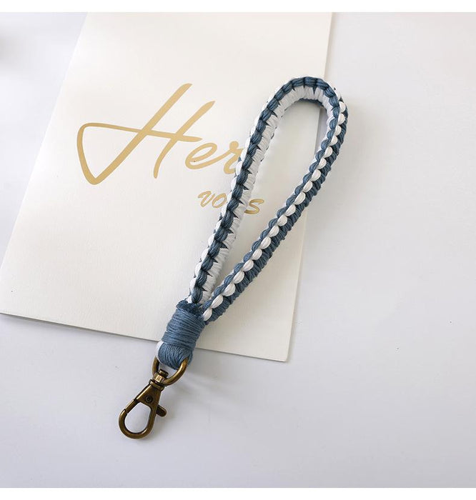 Vintage Hand Woven Wristband Key Chain Pendant