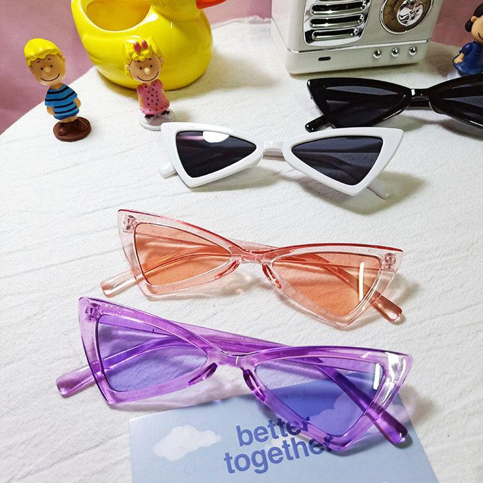 Retro Trend Triangle Frame Children's Sunglasses