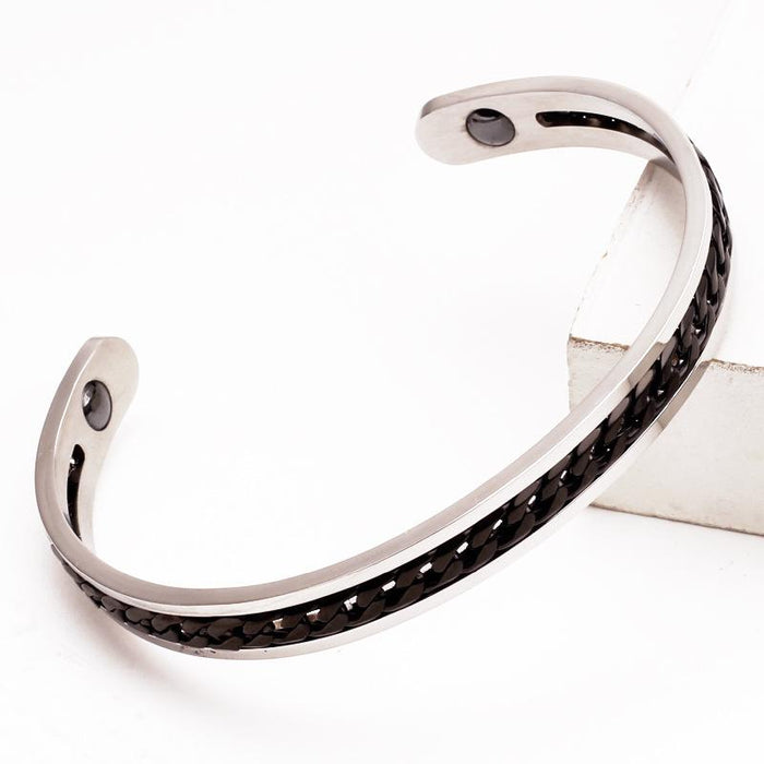 New Titanium Steel Bracelet Colorful C Type Open Bracelet Bangle