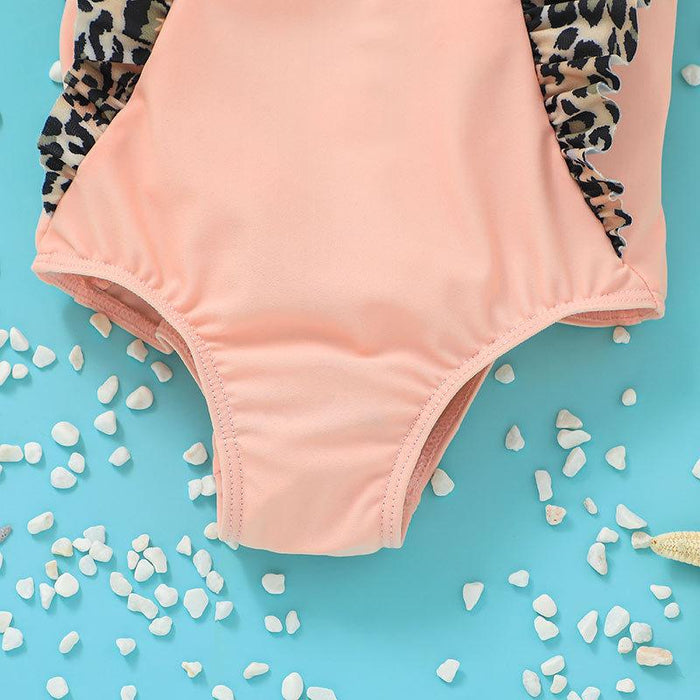 Summer Baby Girl Leopard Print Lovely Swimsuit