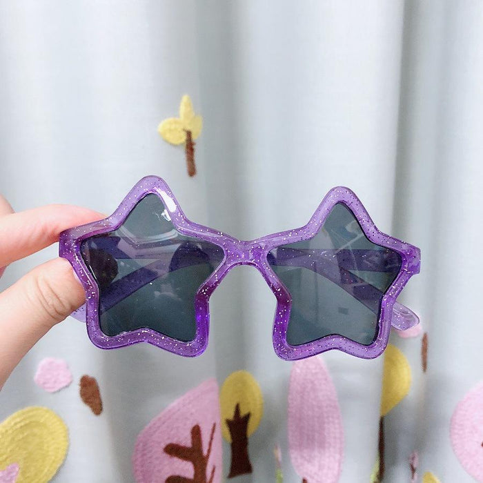 Children's cool Frame Sunglasses five pointed star