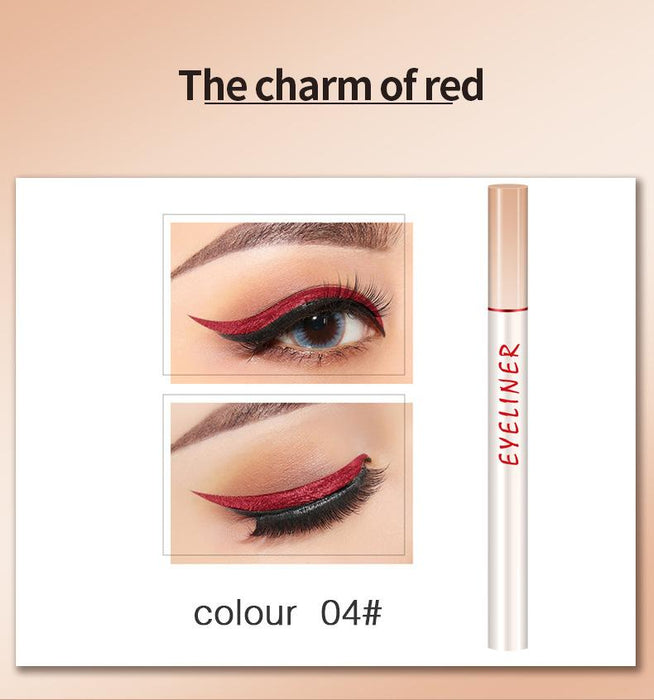 Waterproof and oil proof 6 colour Eyeliner