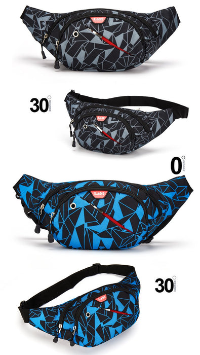 Waterproof Fanny Pack Waist Bag Men Casual Travel Belt Bag