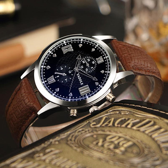 Relogio Masculino Brand YAZOLE Quartz Watch Casual Business Unique Male Wristwatches