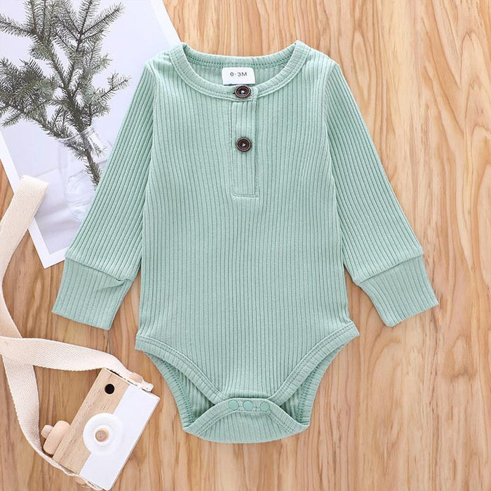 Newborn Clothes Baby Solid Color Romper
