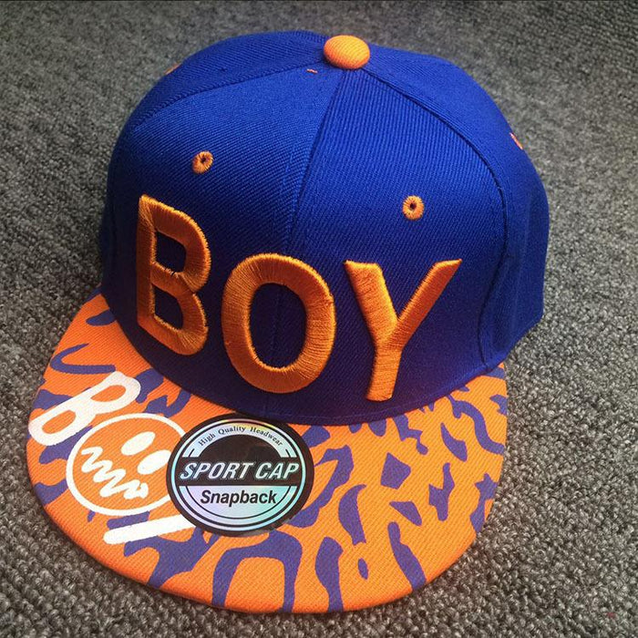 Cool Summer BOY Children's Hip Hop Flat Brim Baseball Sunshade Cap
