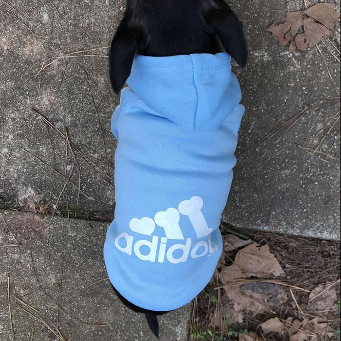 Winter Dog Clothing Adidog Sports Hoodie