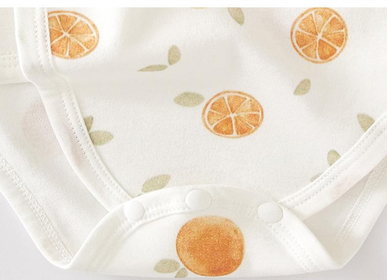 Infant Small Citrus Bag Romper