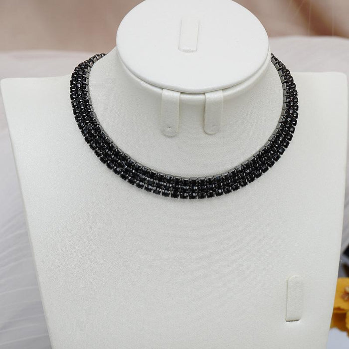 New Fashion Rhinestone Women's Necklace Accessories