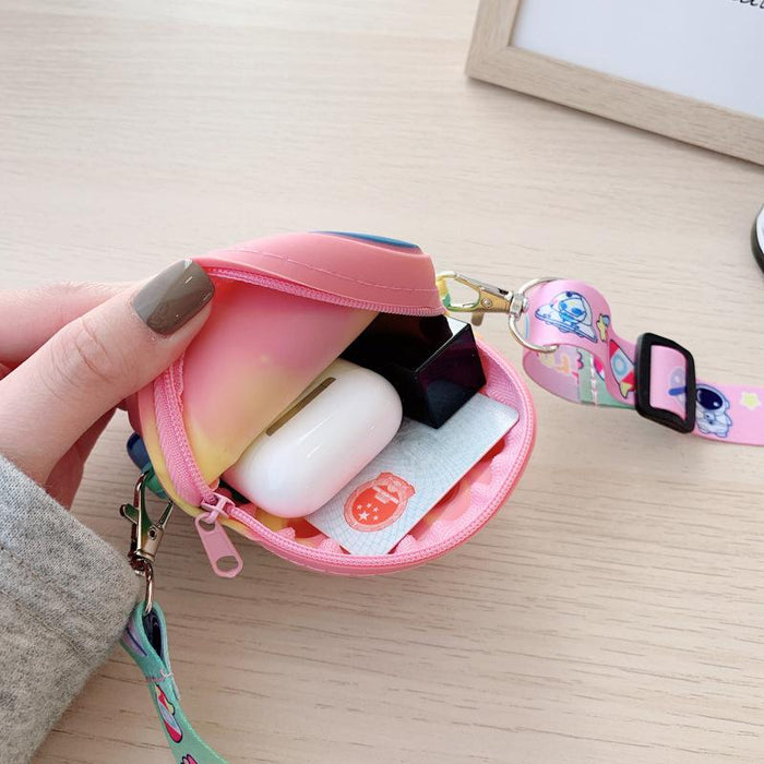 Rainbow Cloud Coin Purse Toy Silicone Diagonal Span