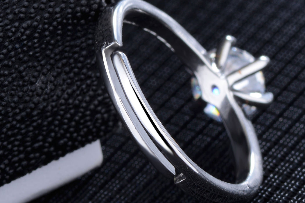 New Simple Creative Couple Opening Ring