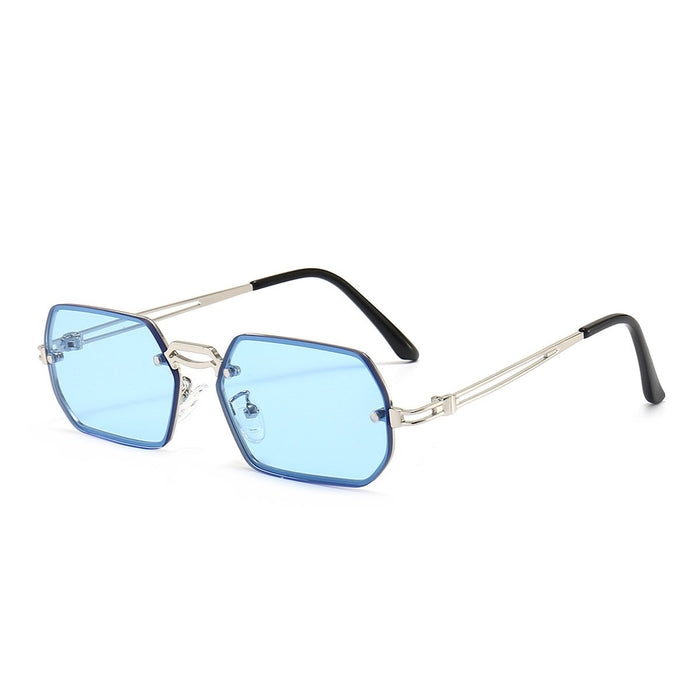 Metal sunglasses personality small frame