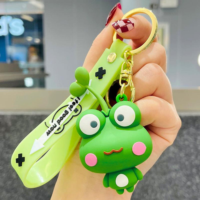 Cartoon Animal Doll Fashion Car Keychain