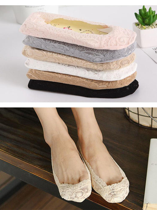 New Lace Invisible Socks Leisure Women's Boat Socks