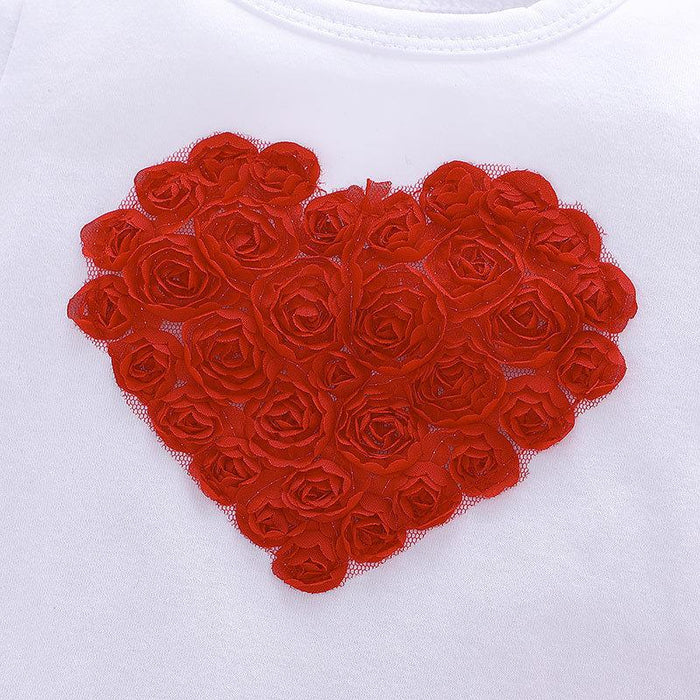 Love Pullover cotton dot short sleeve