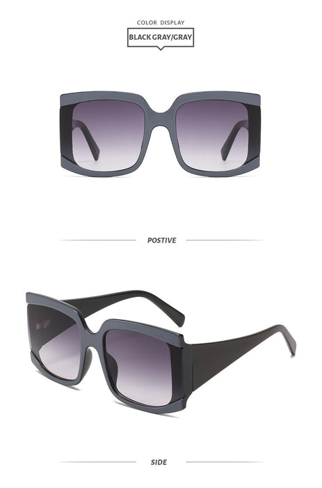 Large frame sunglasses retro square Sunglasses