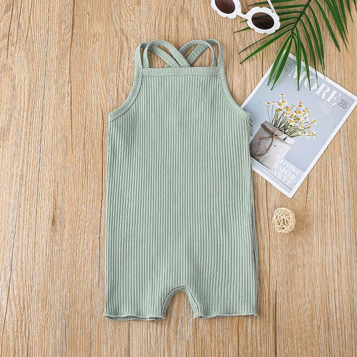 Baby Girls Summer Sling Jumpsuit