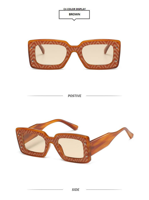 Personalized contrast box Sunglasses