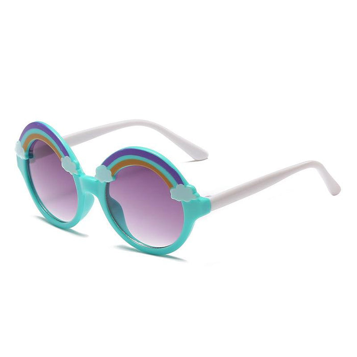 Children's cartoon rainbow animation Sunglasses