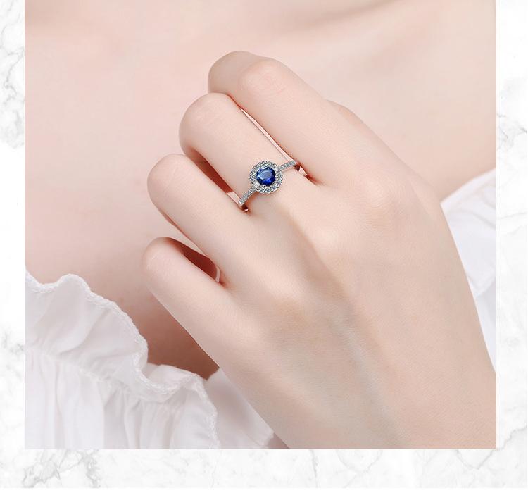 New Fashion Niche Zircon Open Ring