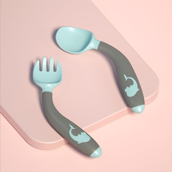 Bendable Silicone Spoon for Baby Utensils Set