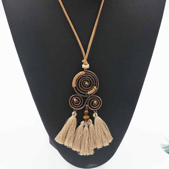 Women's Fashion Alloy Sweater Chain Necklace Jewelry