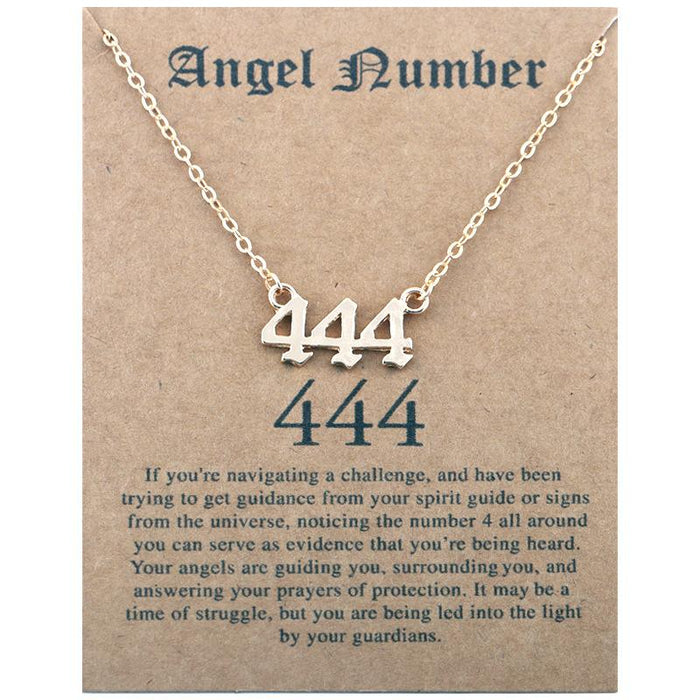 Stainless Steel Chain Vacuum Plated Digital Card Clavicle Chain