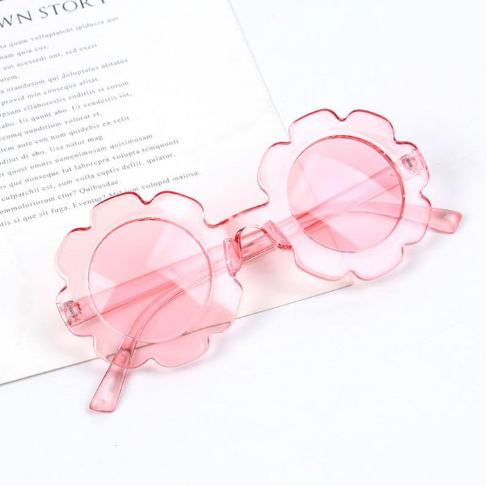 Children's small flower sunglasses and sunglasses
