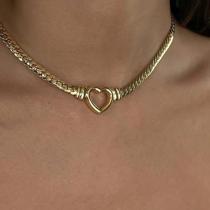 Heart Shape Stainless Steel Necklaces