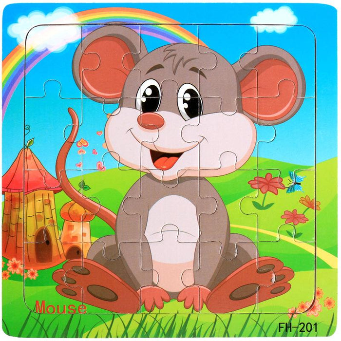 20 Piece Wooden Jigsaw Puzzle Kids Toy