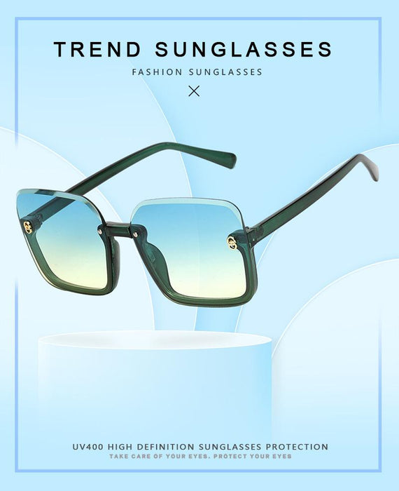 Half frame sunglasses and UV resistant Sunglasses