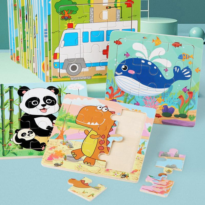Small Wooden Jigsaw Puzzle for Children