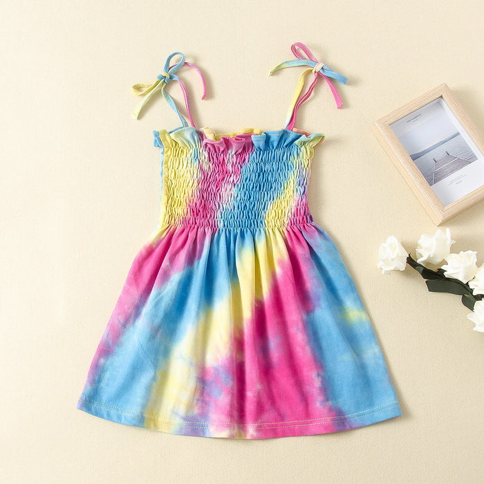 Suspender color princess skirt sleeveless Strapless skirt