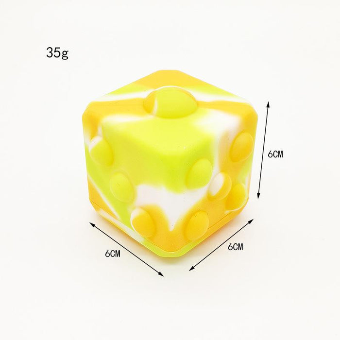 3D Silicone Decompression Ball Cube Pop It Fidget Toys