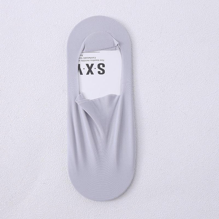 Spring and Summer New Solid Color Invisible Socks Thin Breathable Cotton Socks