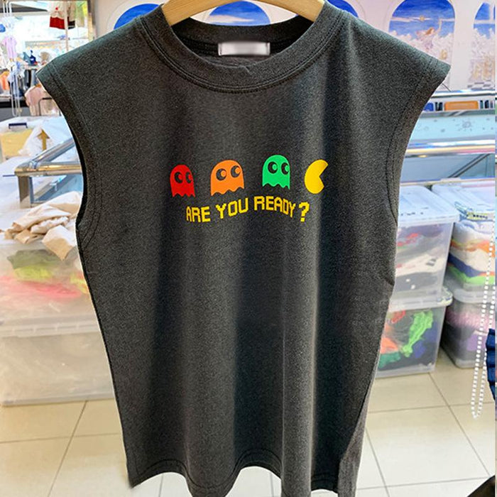 Children's cotton vest casual thin sleeveless t