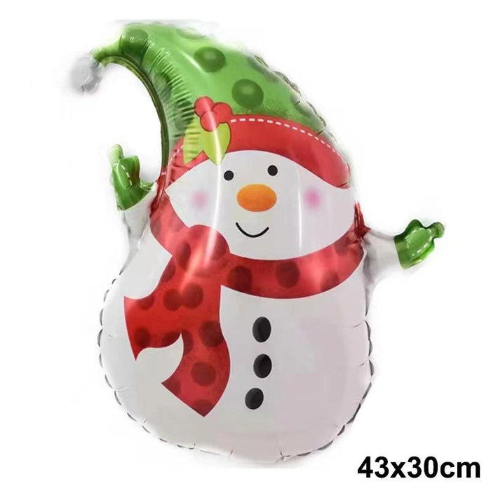 Jumbo Gingerbread Man Foil Christmas Balloon