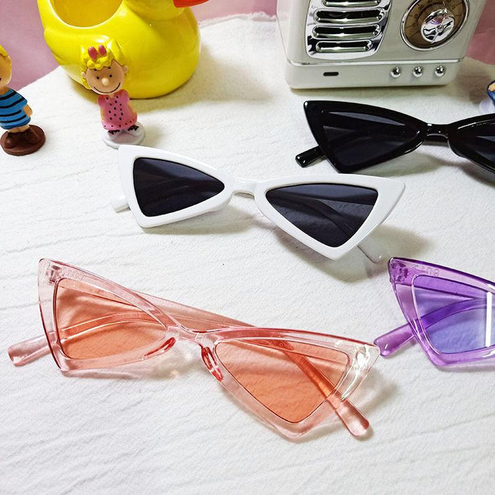Retro Trend Triangle Frame Children's Sunglasses
