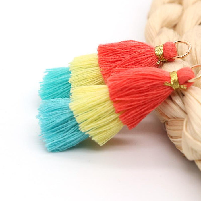 100 Pieces Three-layer Handmade Diy Tassel Pendant