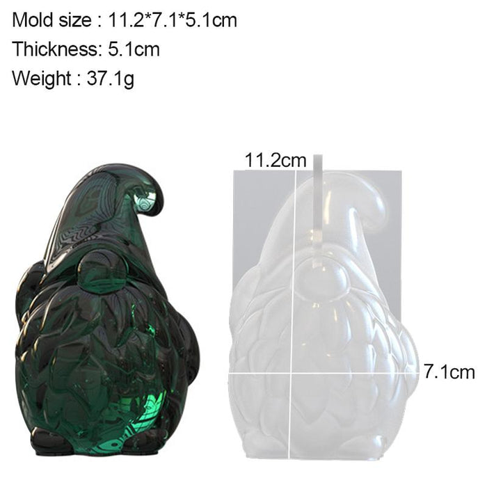DIY Christmas Scented Candle Ornaments Silicone Mold