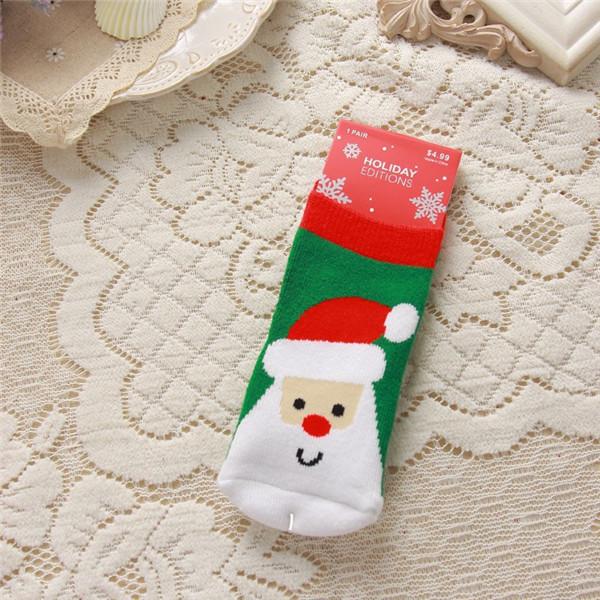 Children Cotton Boys Girls Warm Christmas Socks