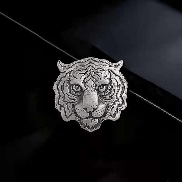 New Fashion Tiger Head Brooch Personalized Animal Pin