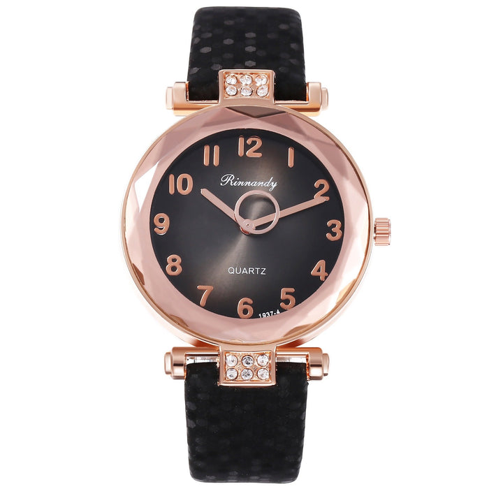 New Creative Prismatic Glass Digital Scale with Diamond Fashion Watch Llz22223