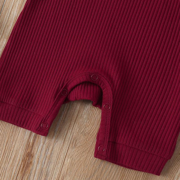 Summer Infant Clothes Solid Jumpsuit